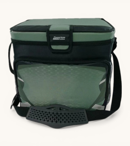 Zipperless cooler